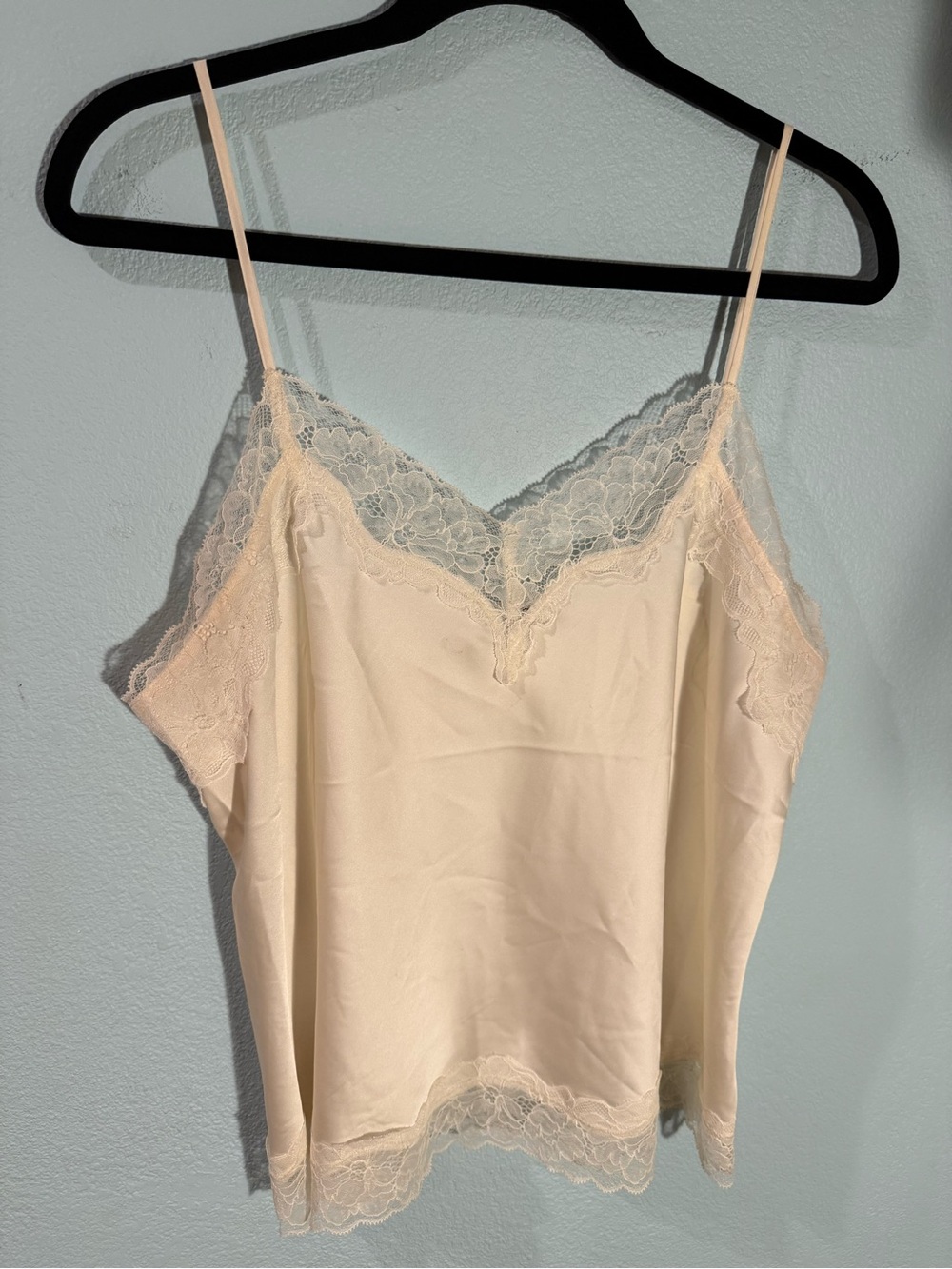 Express Lace Trim Satin Camisole